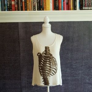 Badass Screenprint Ribcage Tank